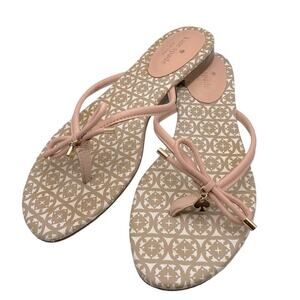 Kate Spade Nappa Shell Pink Leather Sandal Size 9.5